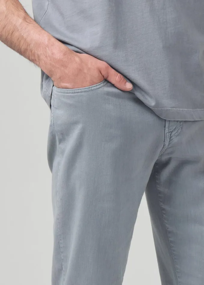 Citizens Of Humanity Gage Slim Straight Stretch Linen In Stone Age Men Pants