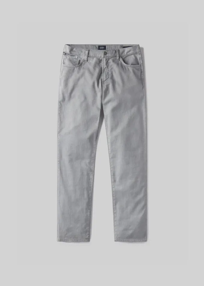 Citizens Of Humanity Gage Slim Straight Stretch Linen In Stone Age Men Pants