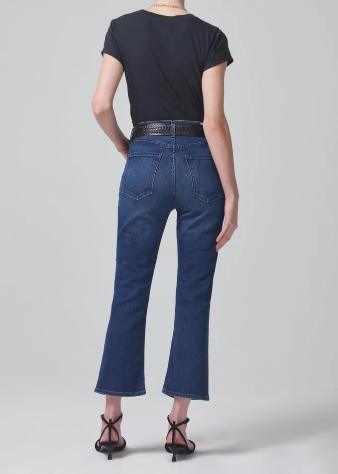 Citizens Of Humanity Isola Mid Rise Cropped Boot In Provance Women Jeans