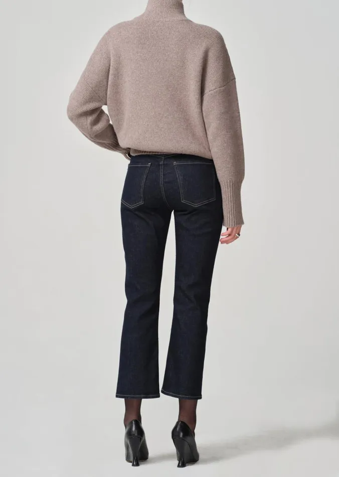 Citizens Of Humanity Isola Mid Rise Cropped Boot In Solace Women Jeans