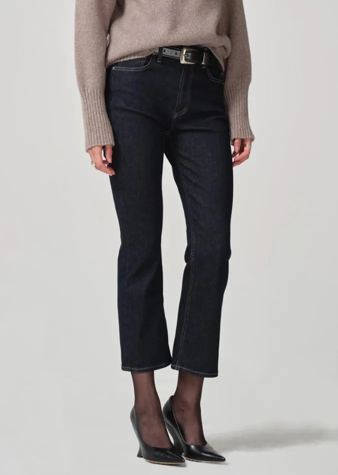 Citizens Of Humanity Isola Mid Rise Cropped Boot In Solace Women Jeans