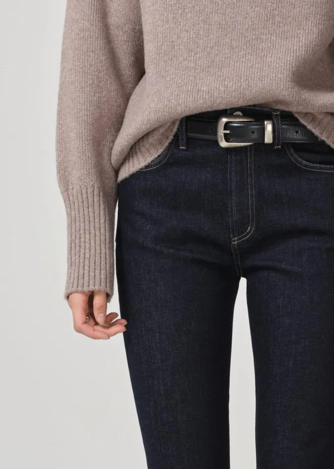 Citizens Of Humanity Isola Mid Rise Cropped Boot In Solace Women Jeans