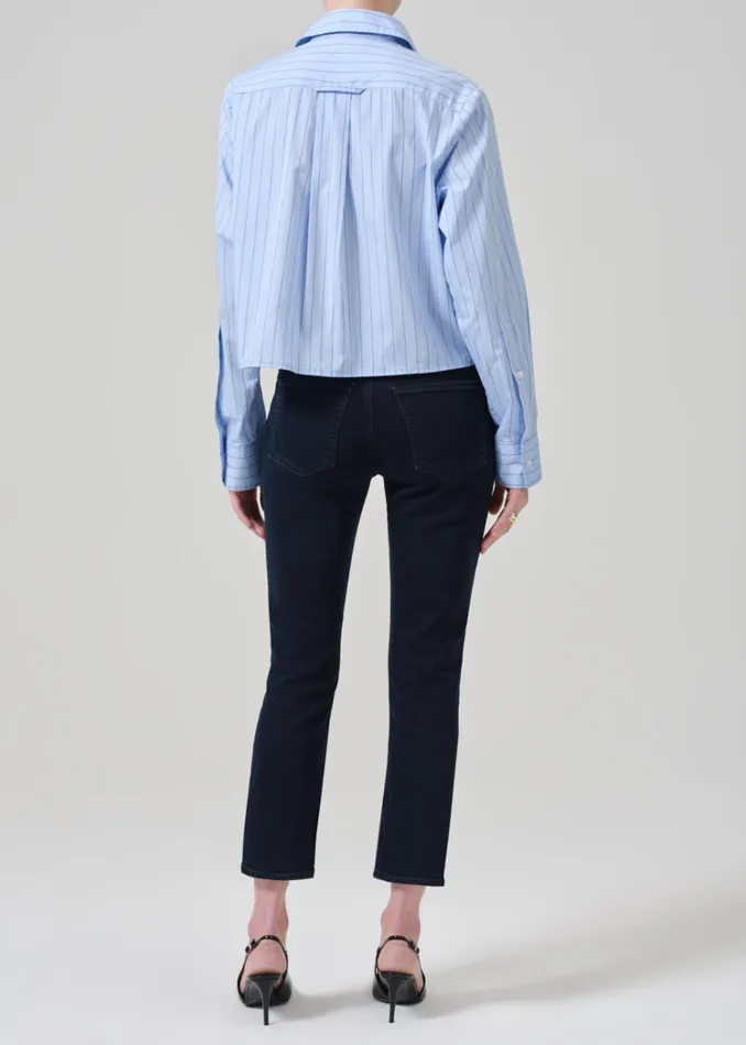 Citizens Of Humanity Isola Slim Crop In Chamber Women Jeans