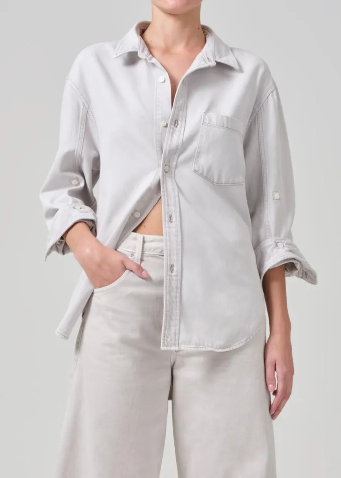 Citizens Of Humanity Kayla Shirt In Comet Women Tops