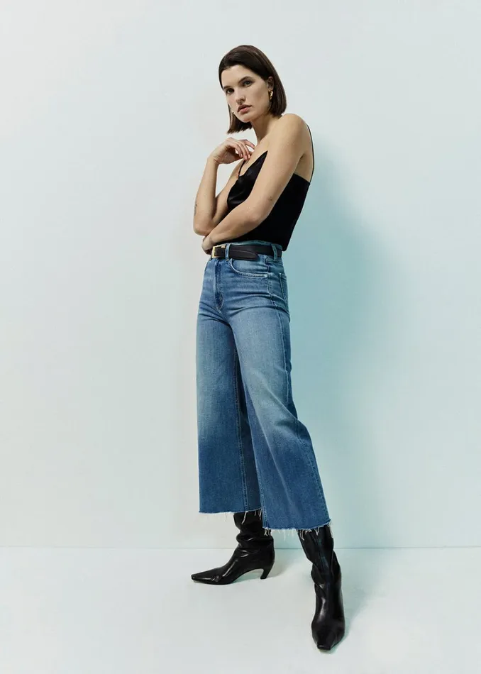 Citizens Of Humanity Lyra Wide Leg Crop In Abliss Women Jeans