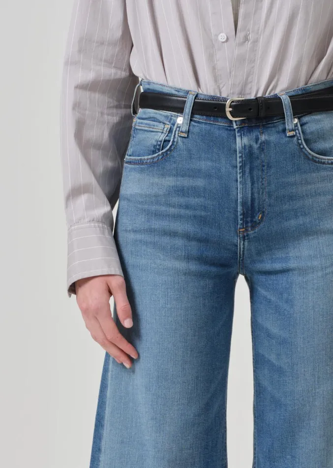Citizens Of Humanity Lyra Wide Leg Crop In Abliss Women Jeans