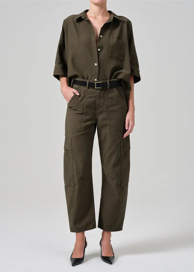 Citizens Of Humanity Marcelle Low Slung Easy Cargo In Costes Women Pants