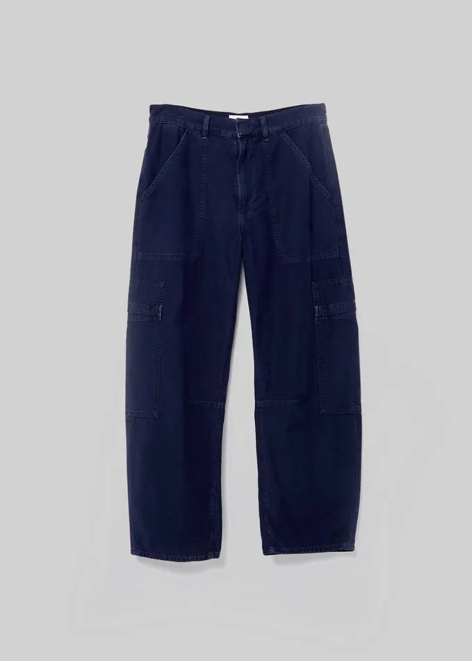 Citizens Of Humanity Marcelle Low Slung Easy Cargo In Night Flight Women Pants