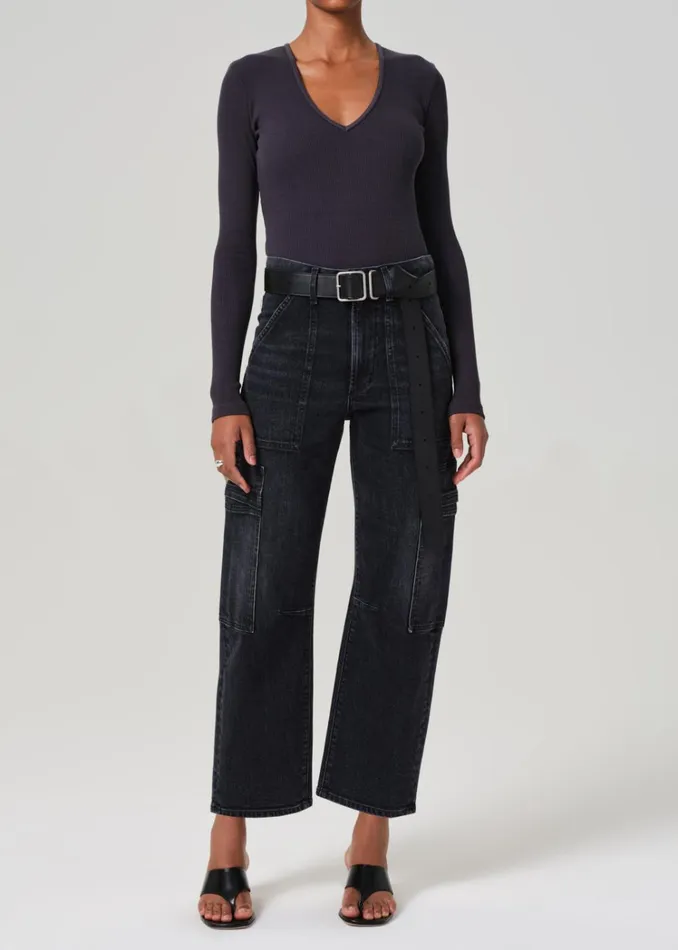 Citizens Of Humanity Marcelle Low Slung Easy Cargo In Trinity Women Jeans