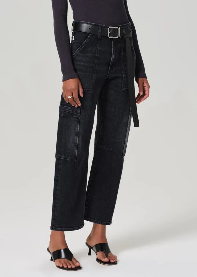 Citizens Of Humanity Marcelle Low Slung Easy Cargo In Trinity Women Jeans