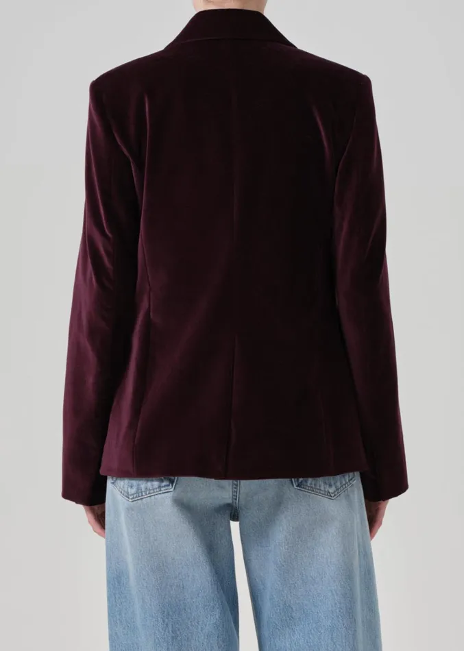Citizens Of Humanity Matteau Blazer In Bordeaux Women Jackets and Coats