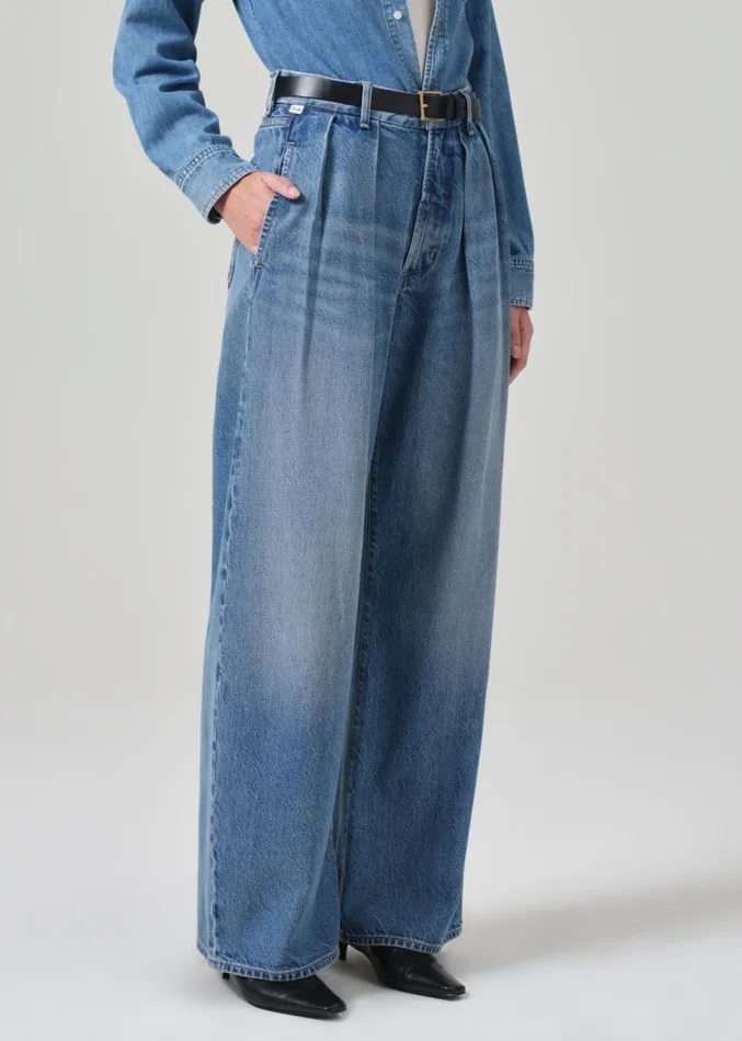 Citizens Of Humanity Petra Pleated Trouser In Nensi Women Jeans