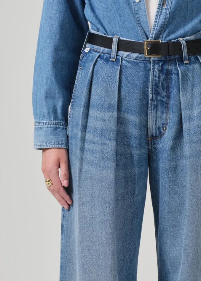 Citizens Of Humanity Petra Pleated Trouser In Nensi Women Jeans