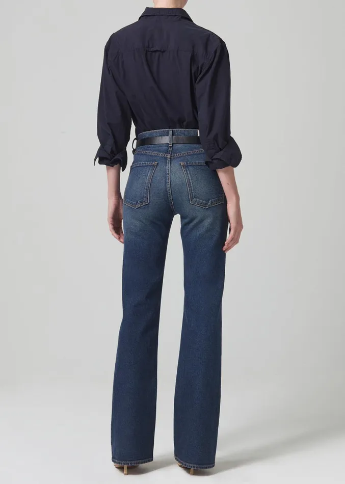 Citizens Of Humanity Vidia Mid Rise Boot In Garnish Women Jeans