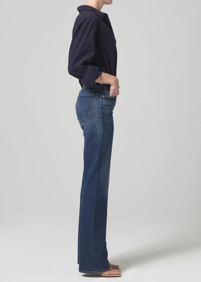 Citizens Of Humanity Vidia Mid Rise Boot In Garnish Women Jeans
