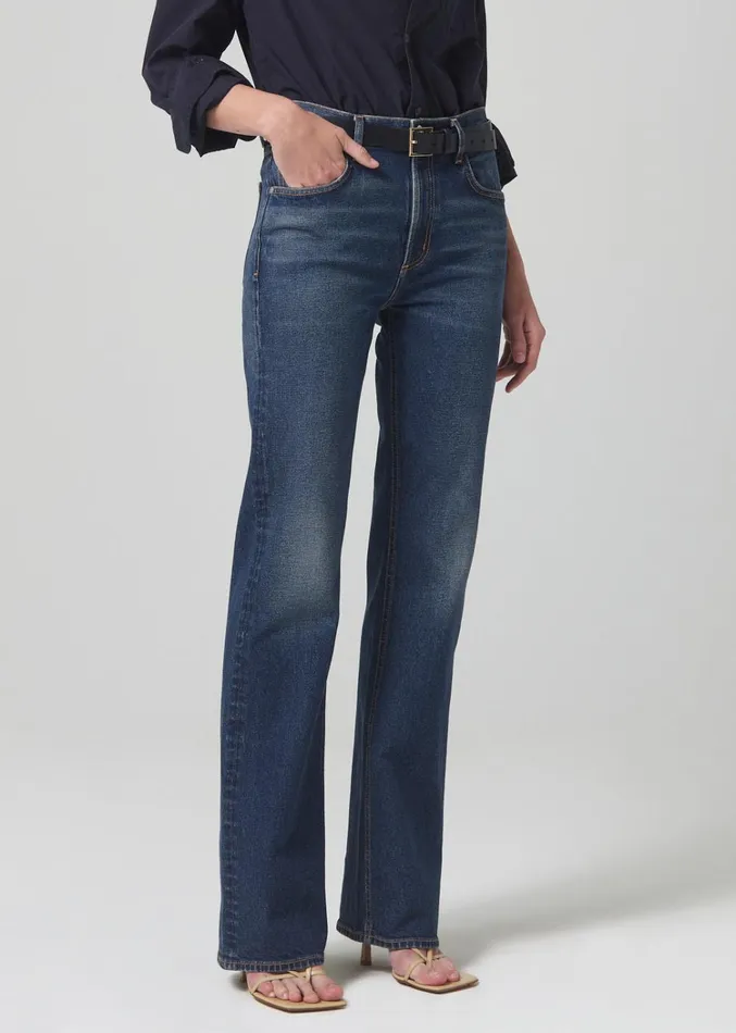 Citizens Of Humanity Vidia Mid Rise Boot In Garnish Women Jeans