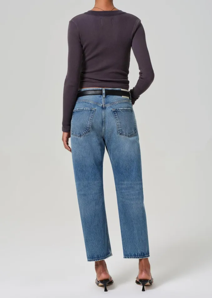 Citizens Of Humanity Winslow Cropped Boyfriend In Pacifica Women Jeans