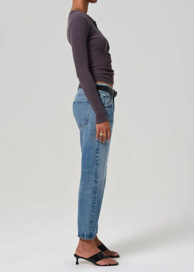 Citizens Of Humanity Winslow Cropped Boyfriend In Pacifica Women Jeans