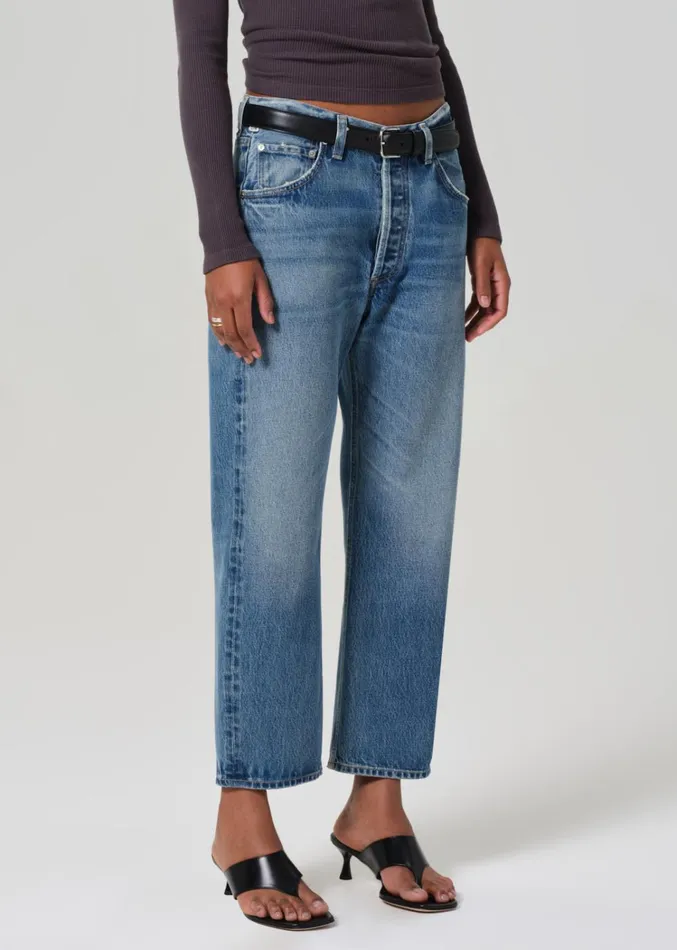 Citizens Of Humanity Winslow Cropped Boyfriend In Pacifica Women Jeans