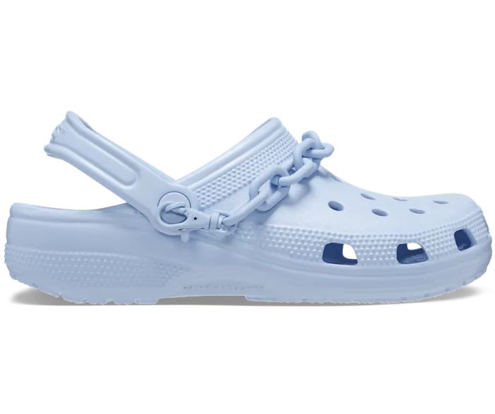 Classic Chain Clog Blue Calcite Women Crocs Clogs