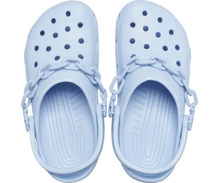 Classic Chain Clog Blue Calcite Women Crocs Clogs