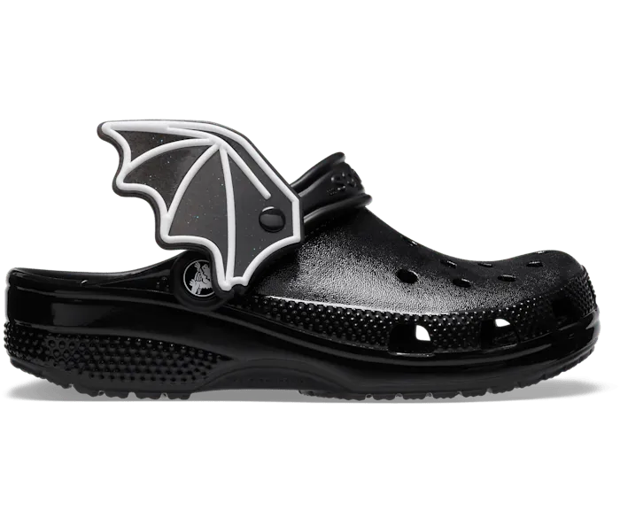 Classic I AM Bat Clog Black Women Crocs Platforms 038 Wedges