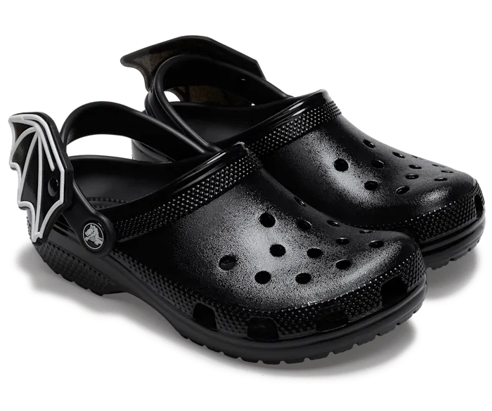 Classic I AM Bat Clog Black Women Crocs Platforms 038 Wedges