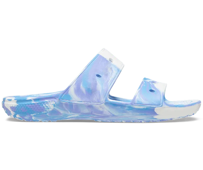 Classic Marbled Sandal White Oxygen Men Crocs Sandals