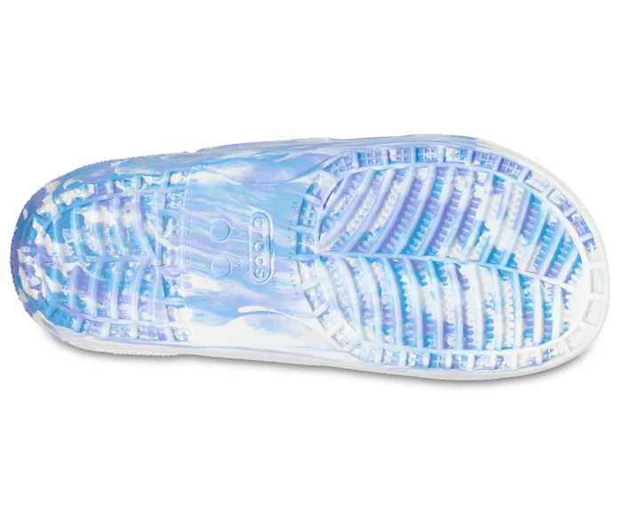 Classic Marbled Sandal White Oxygen Men Crocs Sandals