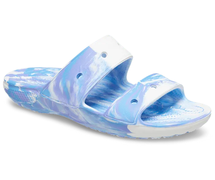 Classic Marbled Sandal White Oxygen Men Crocs Sandals
