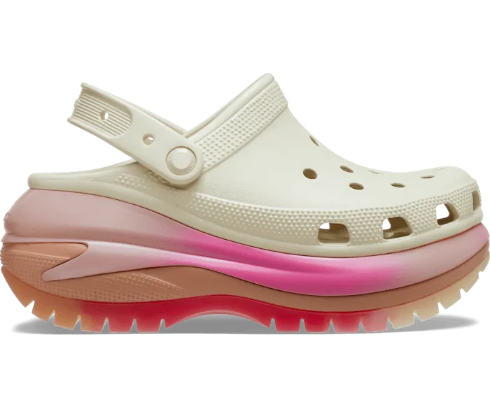 Classic Mega Crush Color Dip Clog Bone Multi Men Crocs Clogs