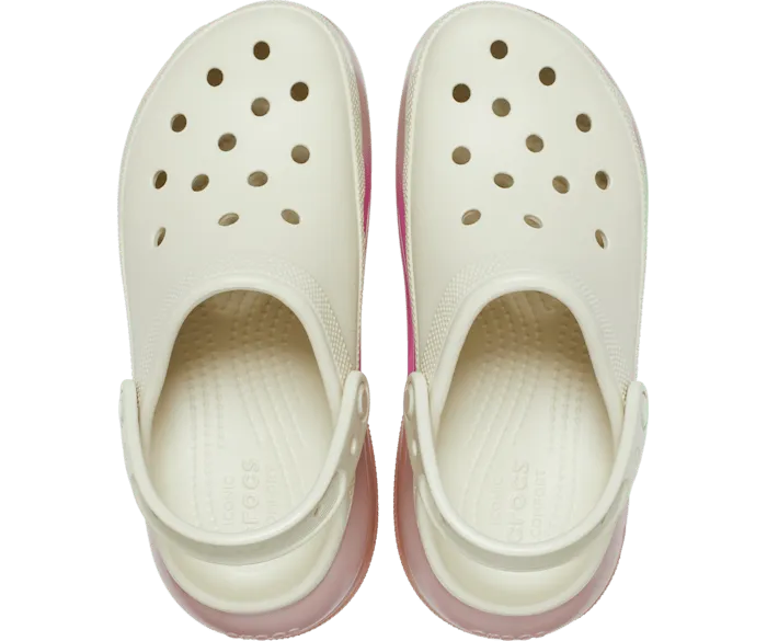 Classic Mega Crush Color Dip Clog Bone Multi Men Crocs Clogs