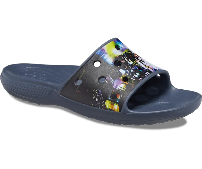 Classic Meta Scape Slide Black Multi Men Crocs Slides