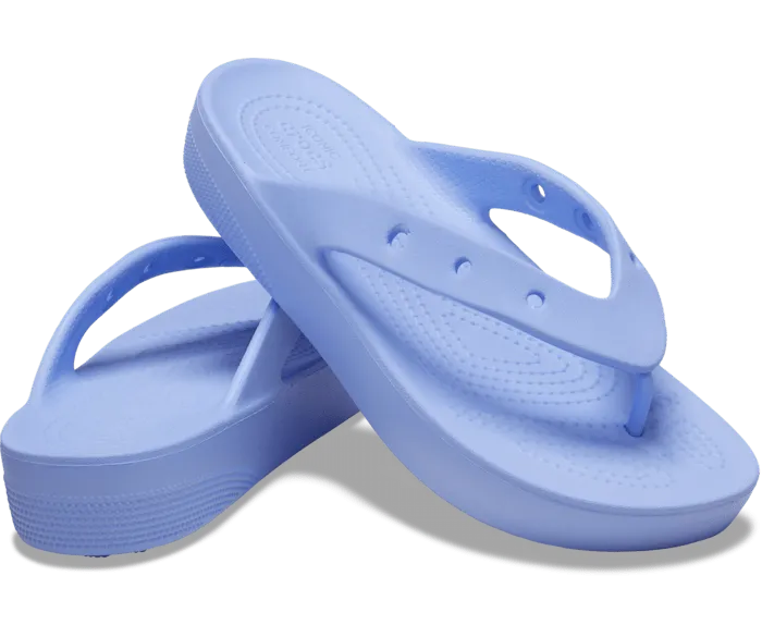 Classic Platform Flip Moon Jelly Women Crocs FlipFlops