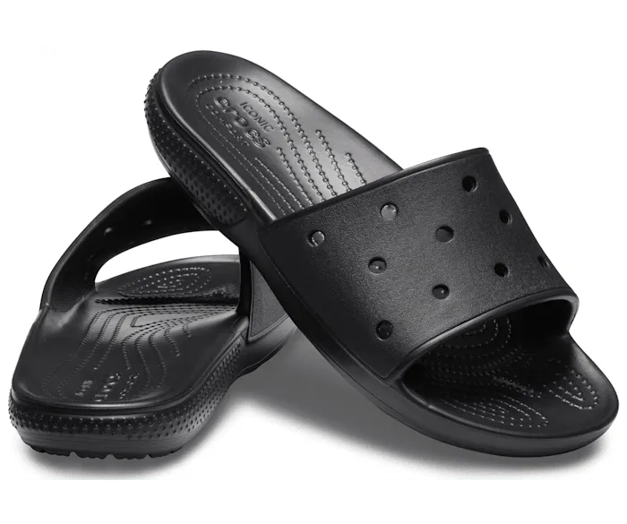 Classic Slide Black Women Crocs Slides