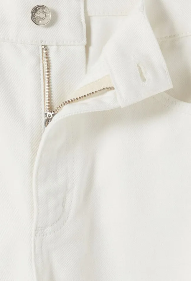 Claudie Pierlot Ecru Michel Baggy Straight Jeans Women Jeans And Trousers Claudie Pierlot Ecru Michel Baggy Straight Jeans Women Jeans And Trousers