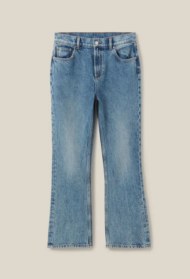 Claudie Pierlot Jean Louis Light Flare Jeans Denim Very Light Blue Women Jeans And Trousers