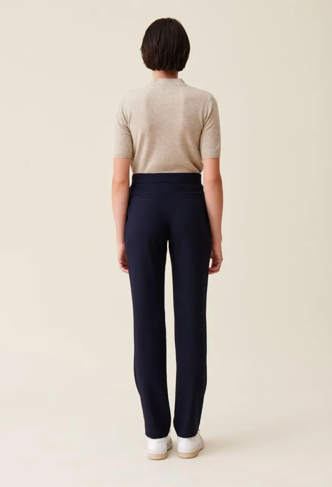 Claudie Pierlot Navy Blue Suit Trousers Women Jeans And Trousers Claudie Pierlot Navy Blue Suit Trousers Women Jeans And Trousers