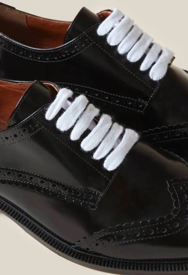 Claudie Pierlot Patent Leather Derbies Dualcolor Women Loafers