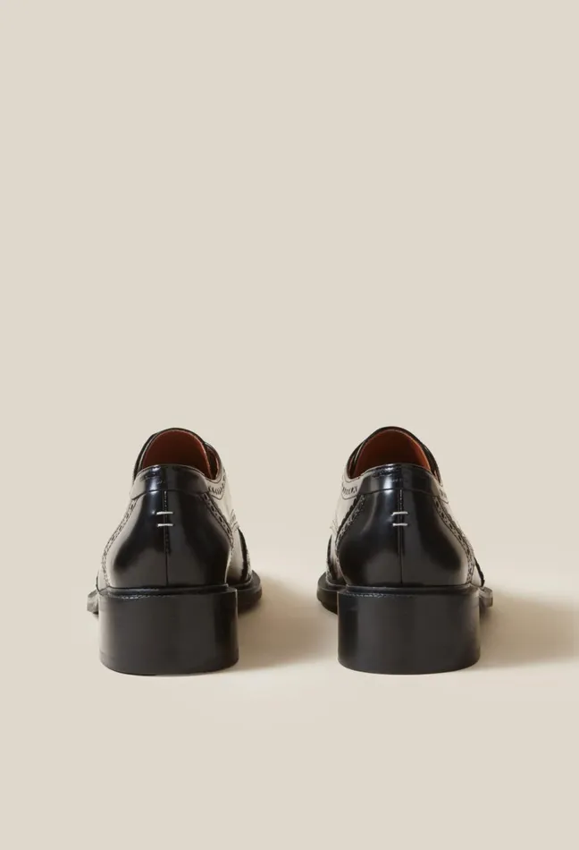 Claudie Pierlot Patent Leather Derbies Dualcolor Women Loafers