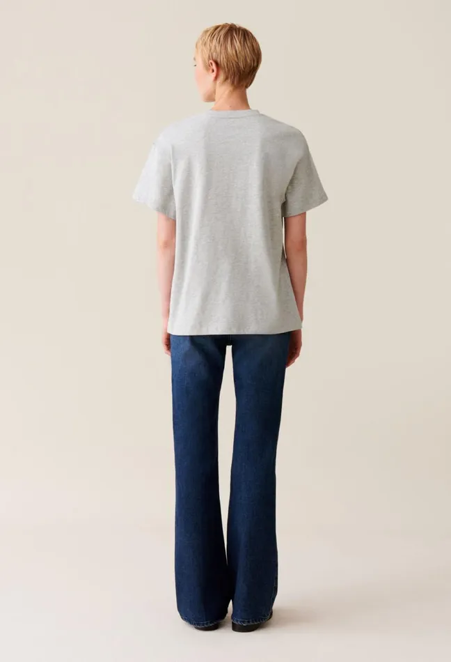 Claudie Pierlot Printed TShirt Mottled Grey Women TShirts Claudie Pierlot Printed TShirt Mottled Grey Women TShirts
