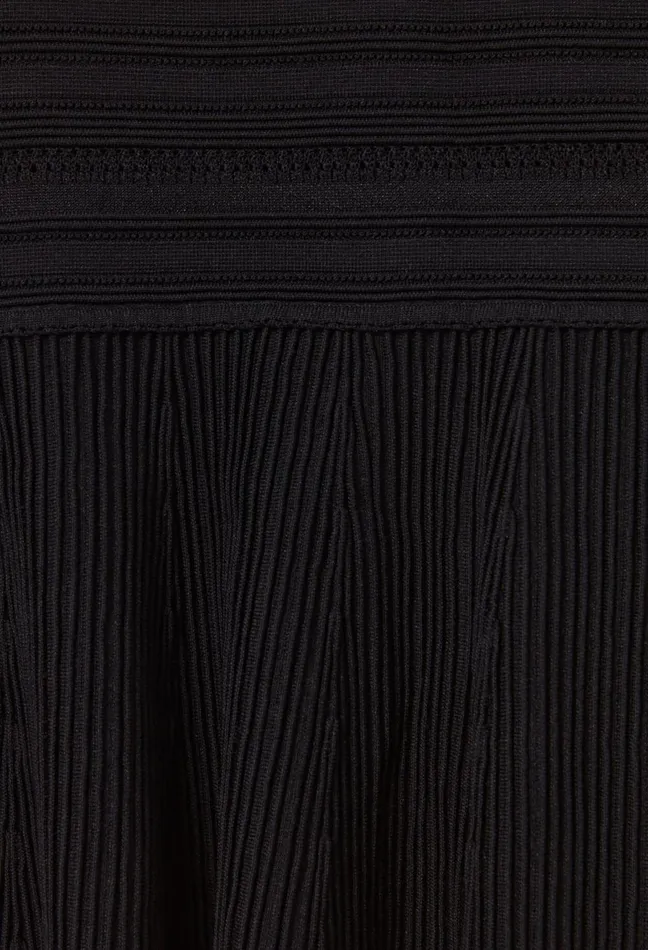 Claudie Pierlot Short FineKnit Skirt Black Women Skirts And Shorts Claudie Pierlot Short FineKnit Skirt Black Women Skirts And Shorts