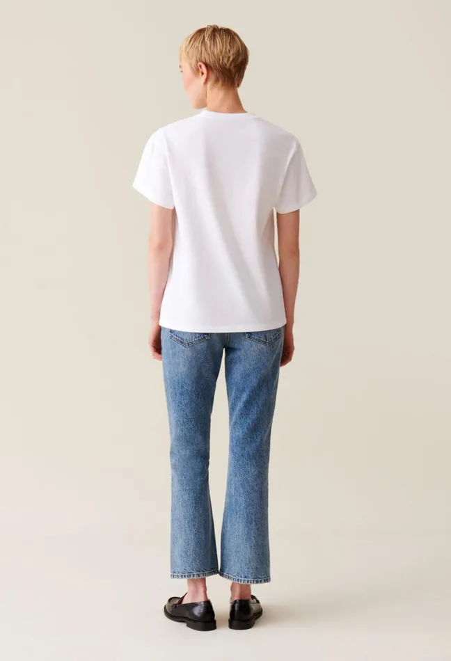 Claudie Pierlot TShirt Of The Month 8211 290824 Ecru Women TShirts