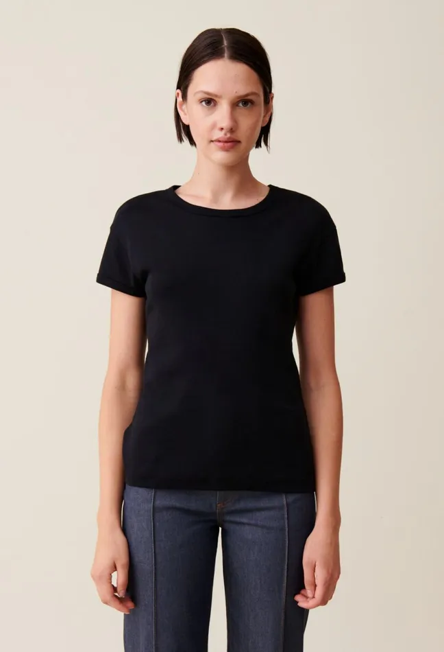 Claudie Pierlot TShirt Short Sleeves Black Women TShirts Claudie Pierlot TShirt Short Sleeves Black Women TShirts