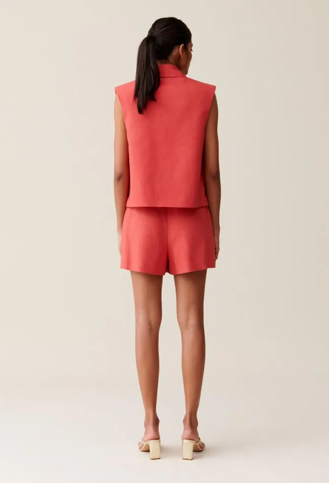Claudie Pierlot Terracotta Tailored Jacket Terracotta Women Blazers
