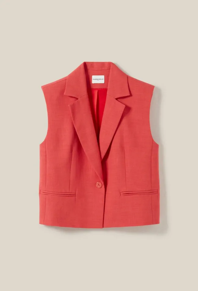 Claudie Pierlot Terracotta Tailored Jacket Terracotta Women Blazers