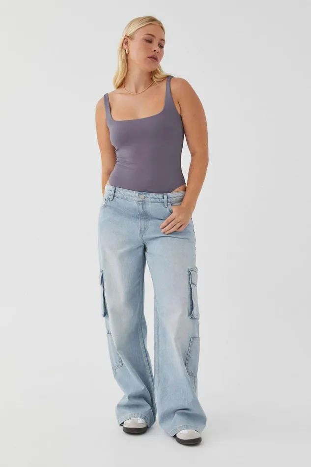 Clothing Supr Jeans Baggy Cargo Jean Valley Blue