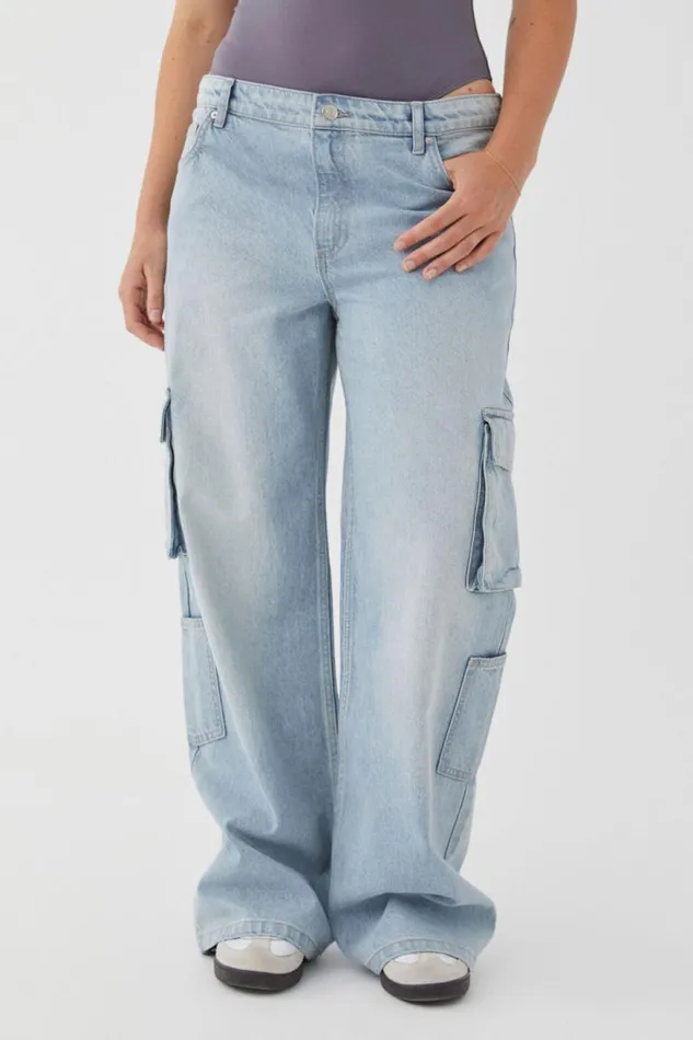 Clothing Supr Jeans Baggy Cargo Jean Valley Blue