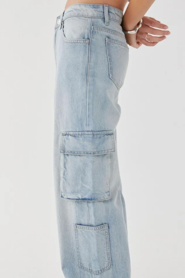 Clothing Supr Jeans Baggy Cargo Jean Valley Blue