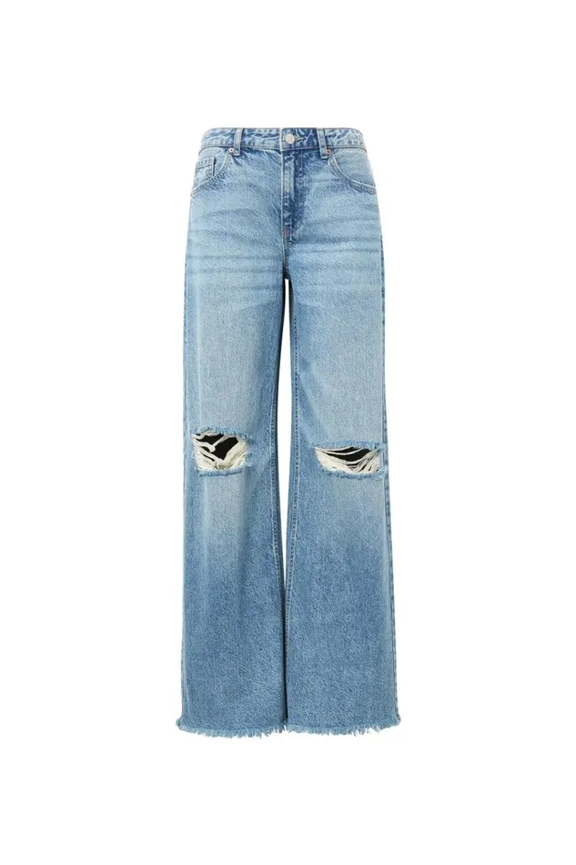 Clothing Supr Jeans Low Rise Baggy Jean River Blue Rip